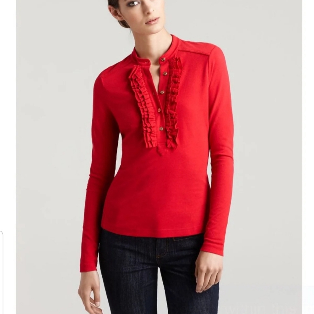 TORY BURCH Red long sleeve